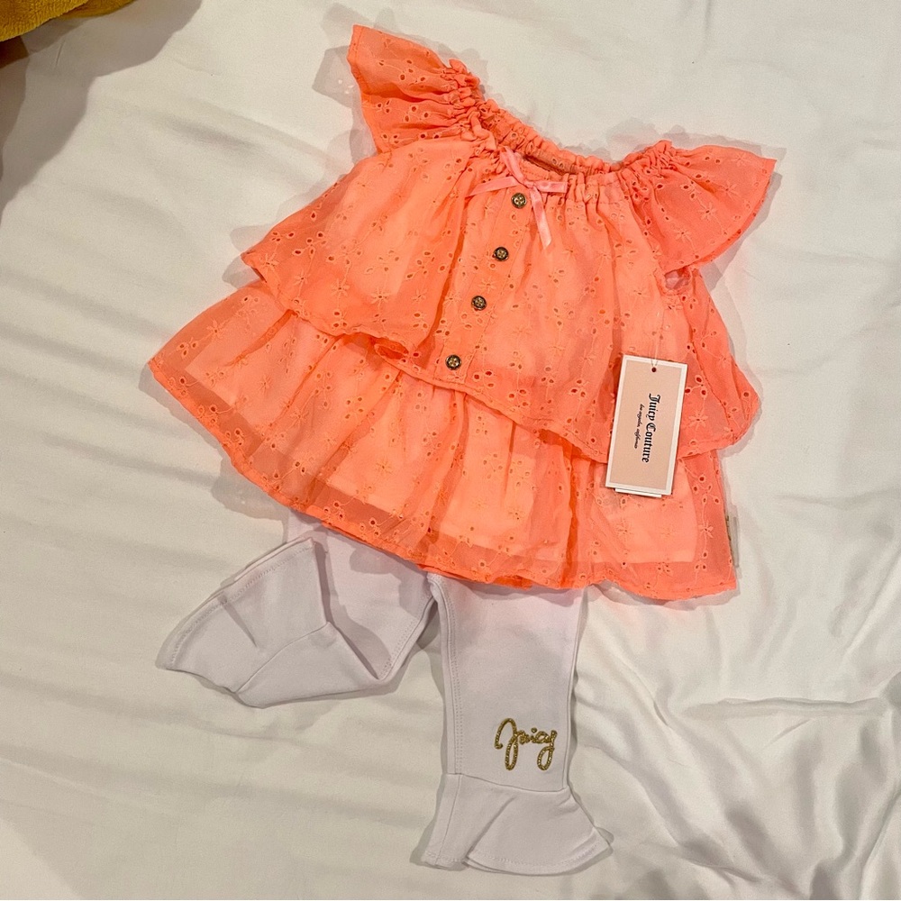 NWT Baby Girl JUICY COUTURE Set, size 12 M